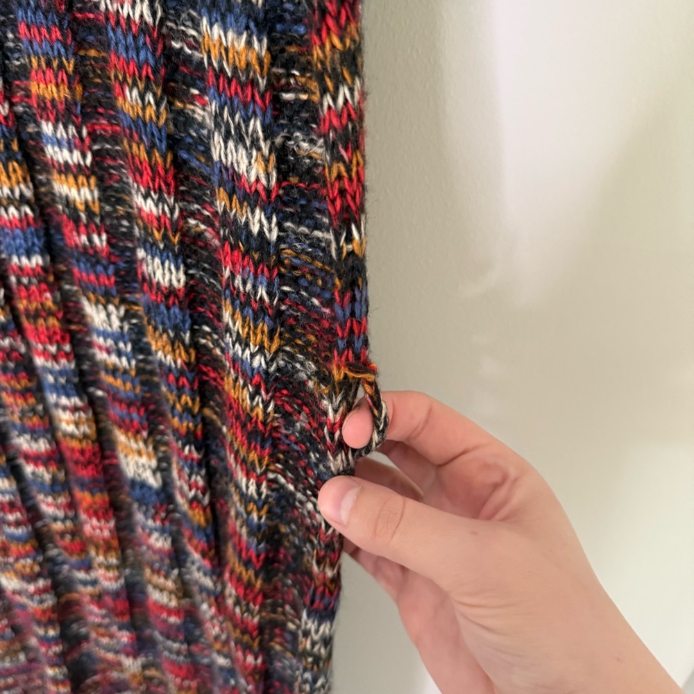 Forever 21 Multicolor Striped Knit Mini Dress - Black, Red, Blue, Tan - Picture 4 of 8